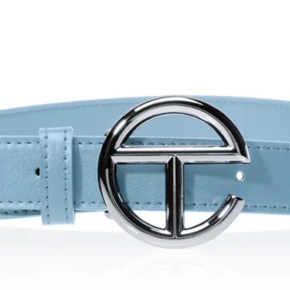 Telfar Logo Belt - Silver/Pool Blue Belt with Duster XS/S - Picture 4 of 4